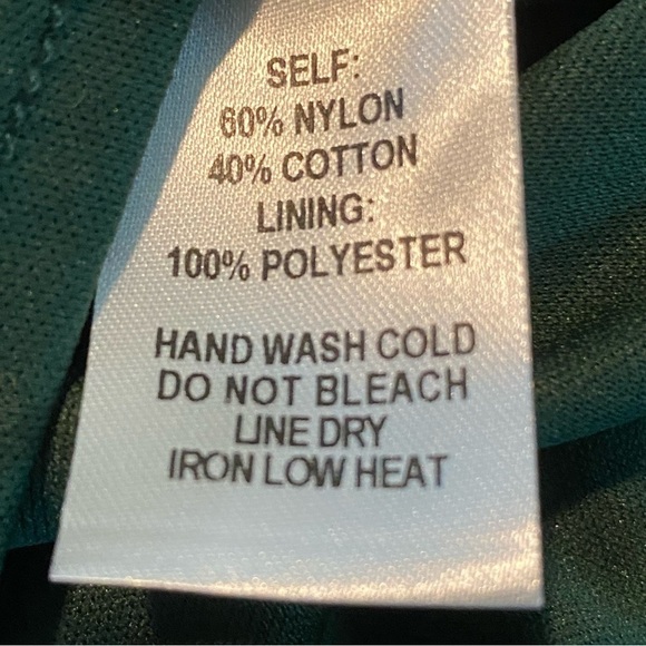 LULUS Forest Green “Harlow” Ruched Fitted Dress with Lace Overlay, NWT - Picture 16 of 16